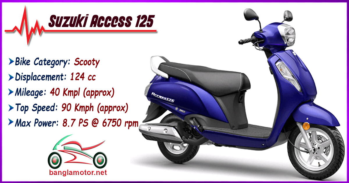 suzuki access 100cc price