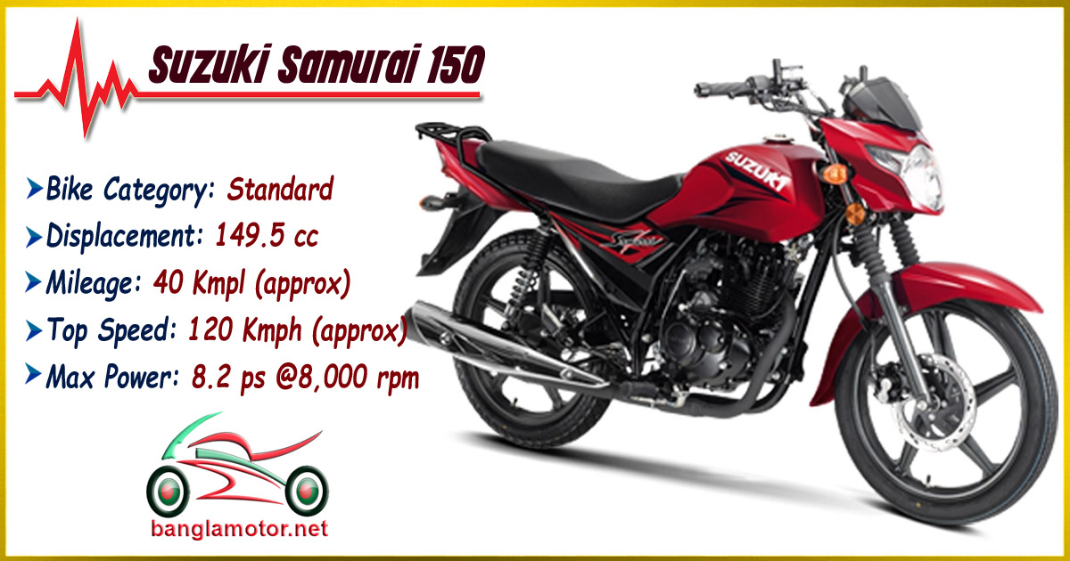 Suzuki samurai bike 150cc discount