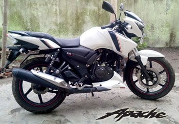 TVS Apache RTR 160 ABS Real Images
