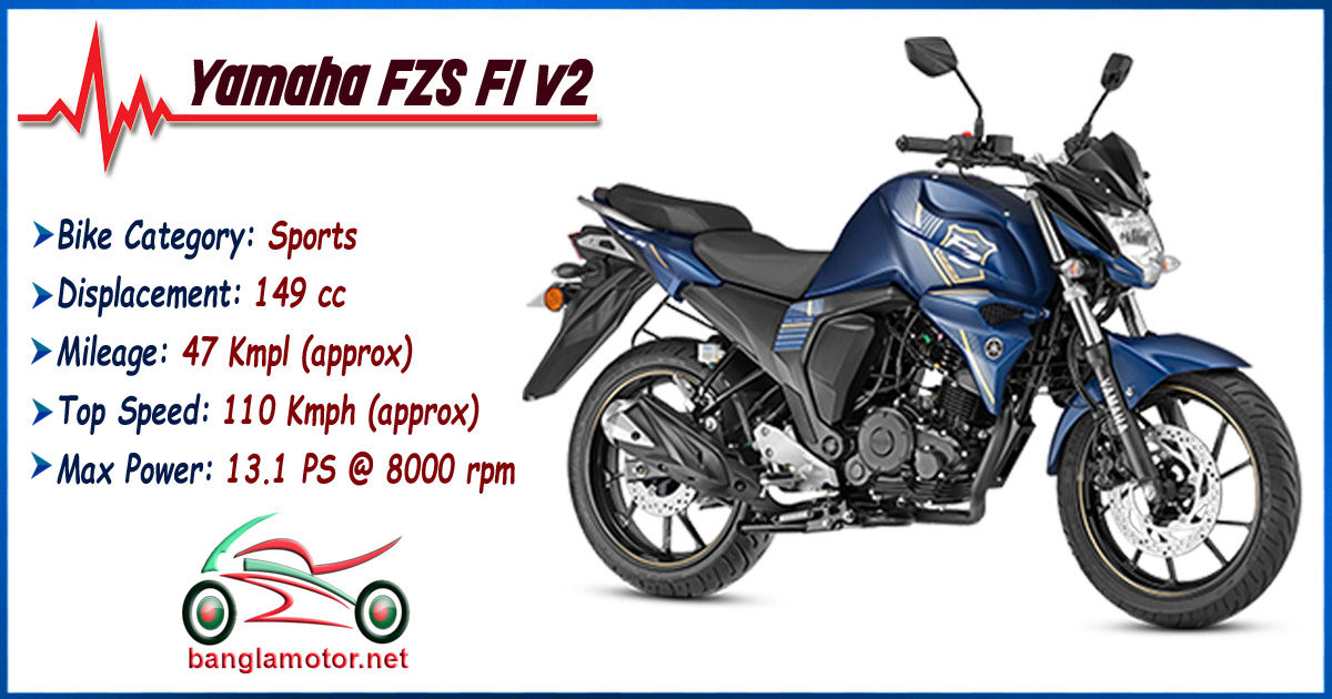 Yamaha FZ S FI V 20 Price Specs Mileage Reviews Images